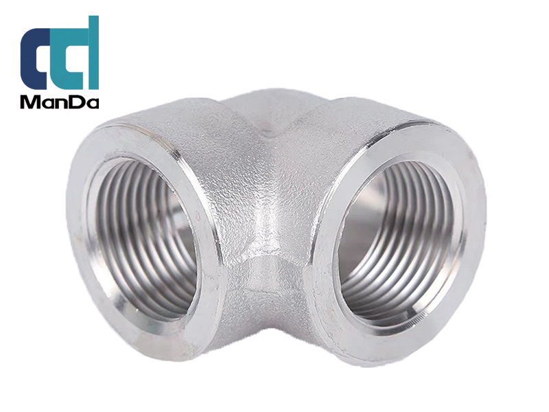 Threaded elbow